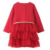 iDO Girls Red Tulle Dress